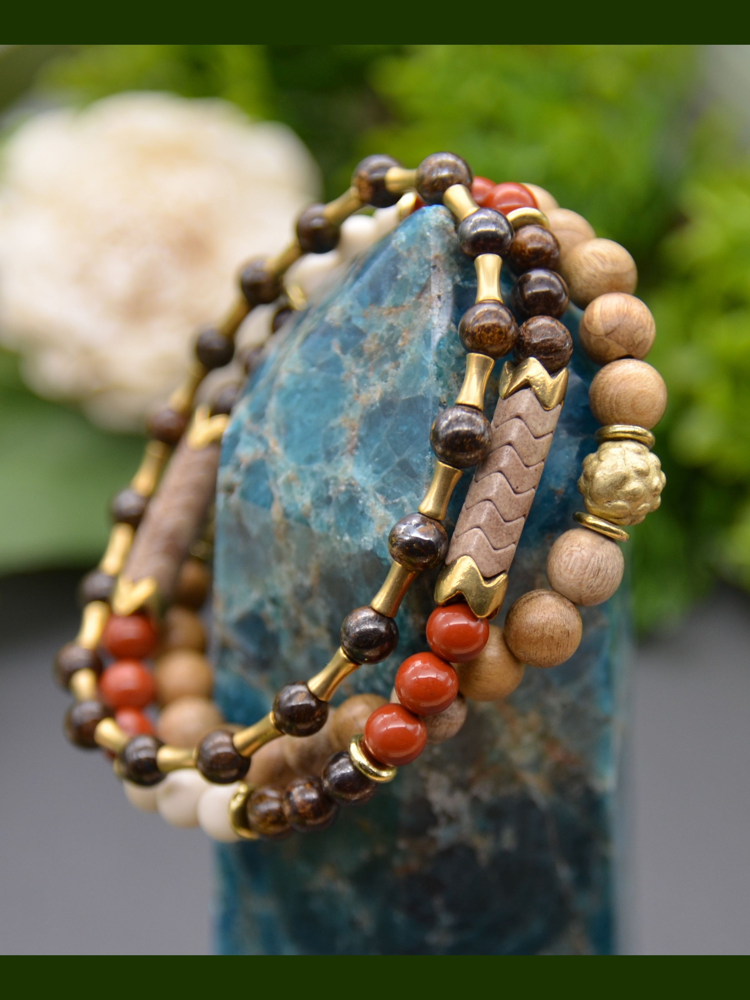 Natural Gemstone Jewelry Bracelet, Great gifts for her, gifts for him, Handmade 14k gold filled gemstone jewelry | Emerald Sun Creations