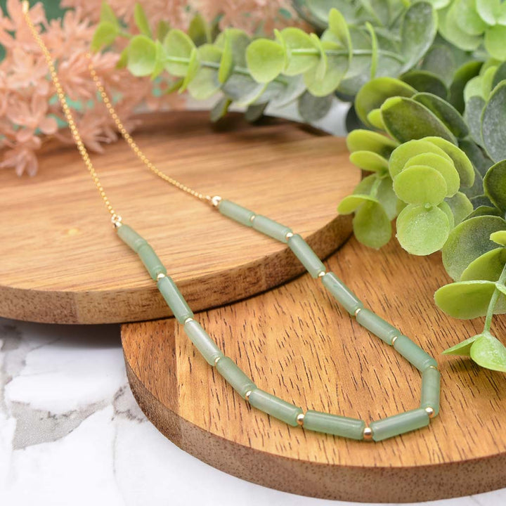 Flourish & Glow | Green Aventurine Necklace