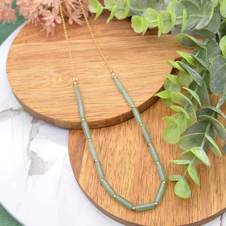 Flourish & Glow | Green Aventurine Necklace
