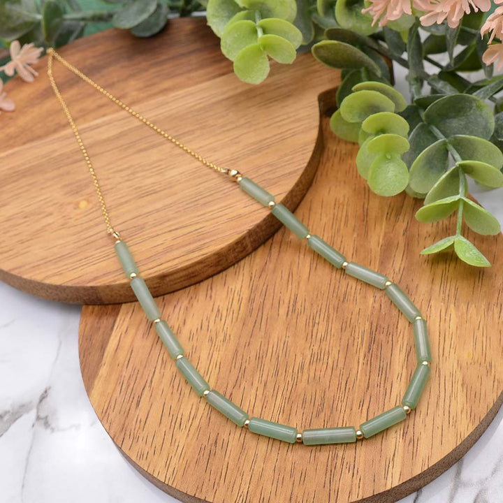 Flourish & Glow | Green Aventurine Necklace