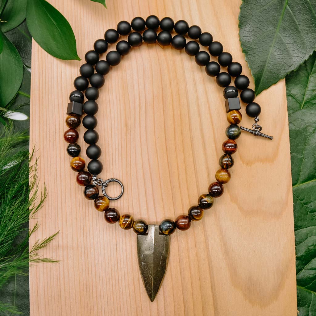 Galaxy Warrior Arrowhead Necklace