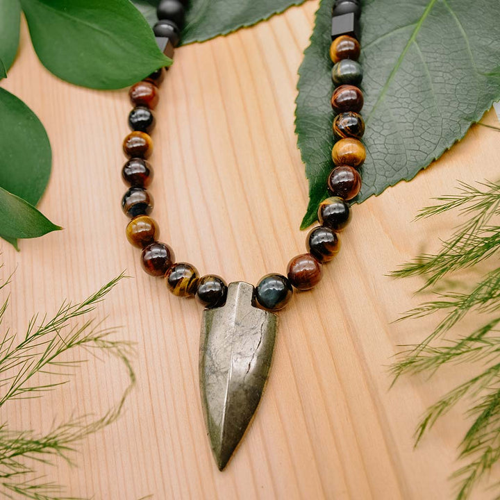 Galaxy Warrior Arrowhead Necklace
