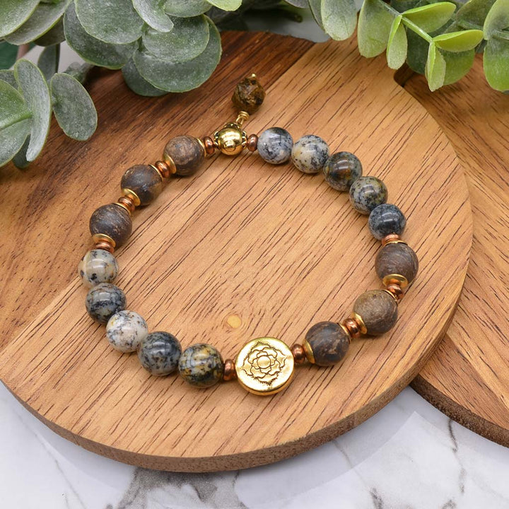 Grounded Lotus Bracelet