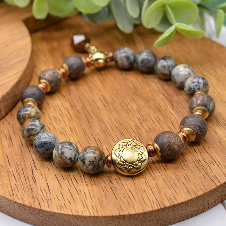 Grounded Lotus Bracelet