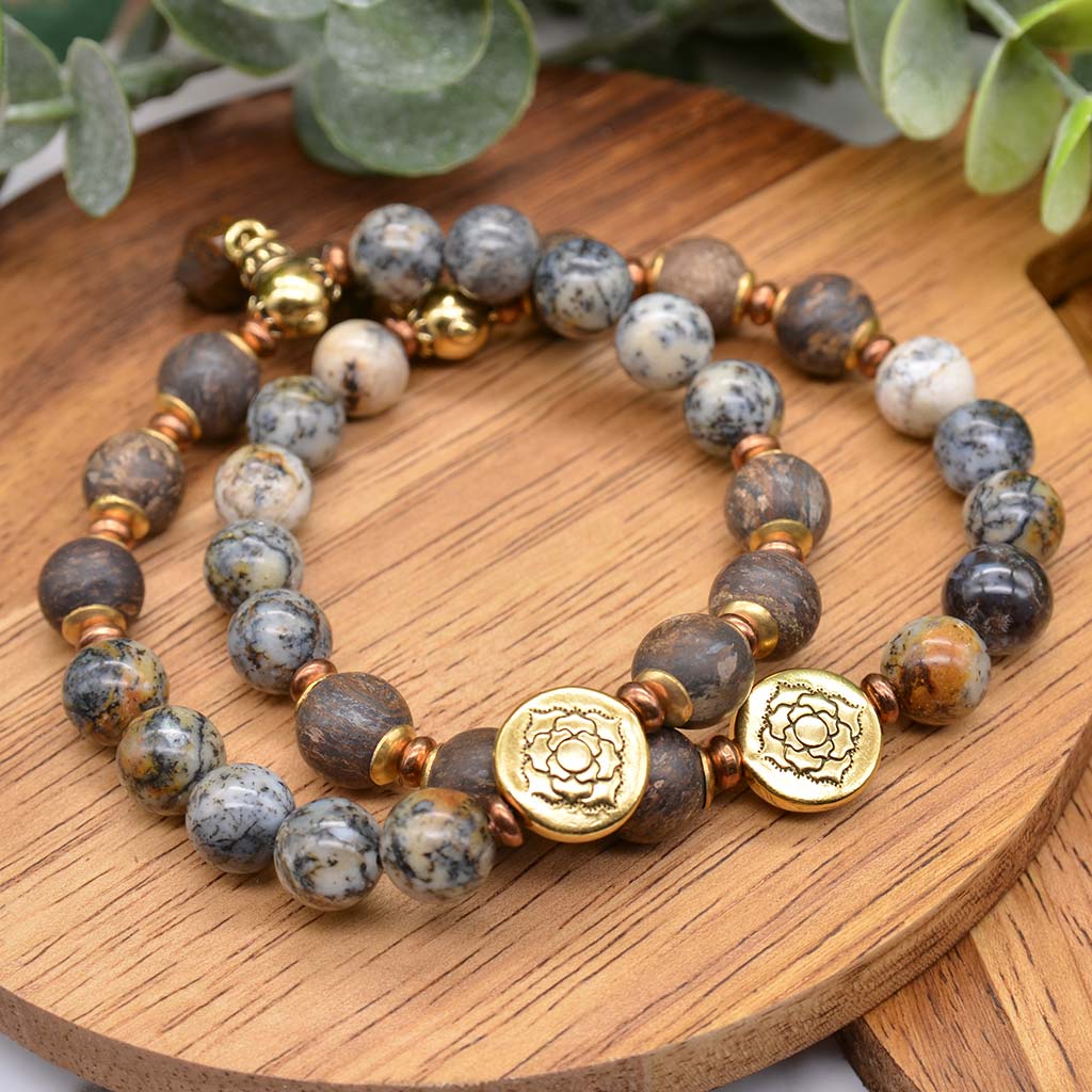 Grounded Lotus Bracelet