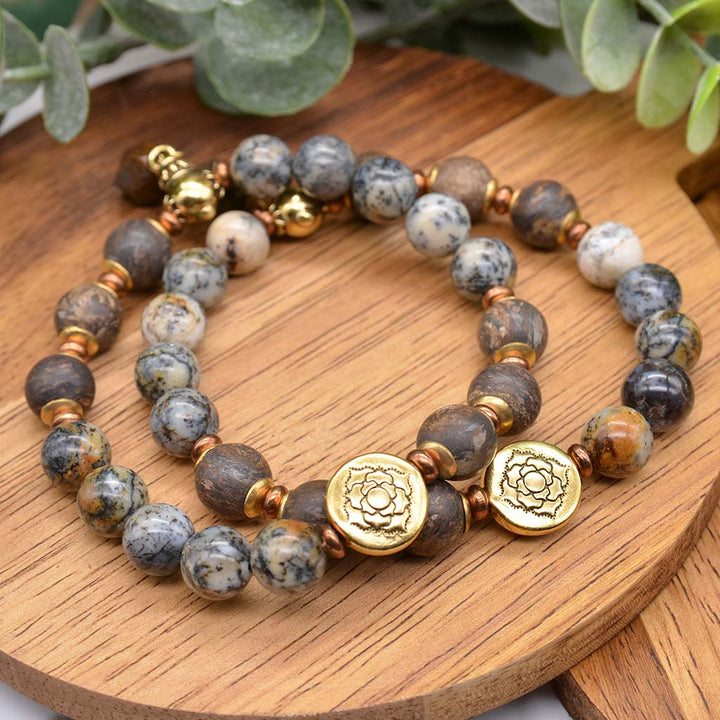 Grounded Lotus Bracelet