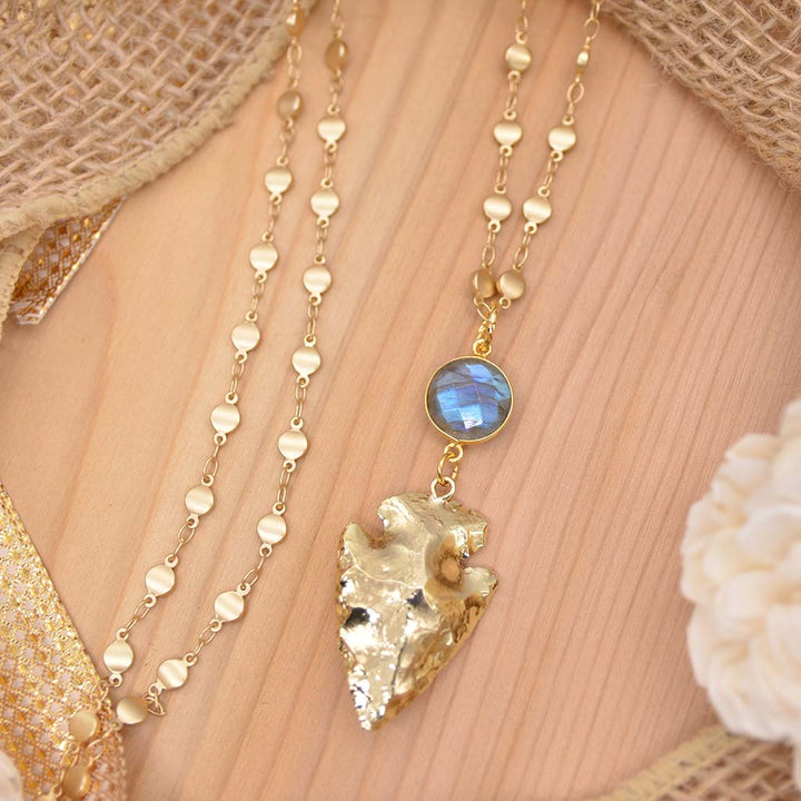 Blue Moon Traverse Necklace