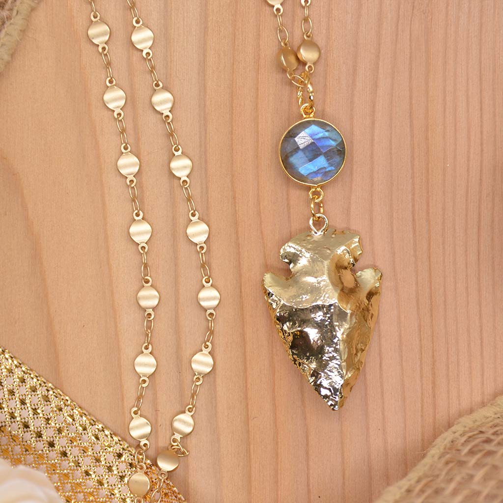 Blue Moon Traverse Necklace