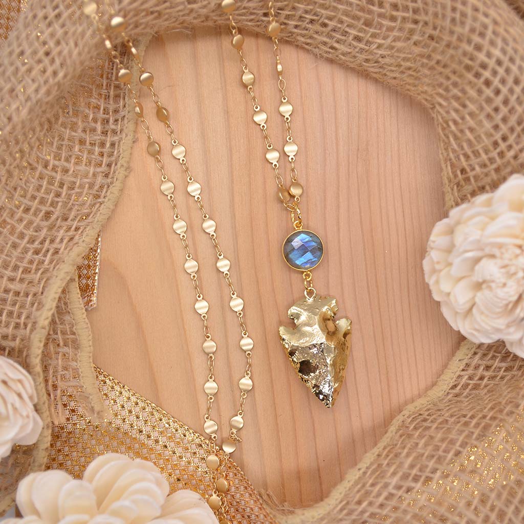 Blue Moon Traverse Necklace