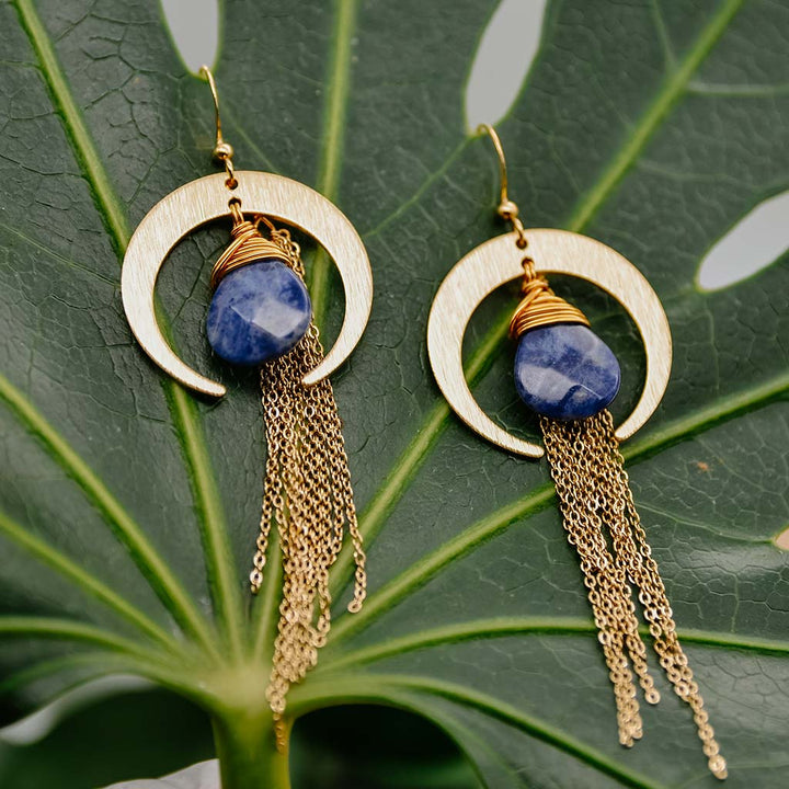 Night Owl Egyptian Earrings