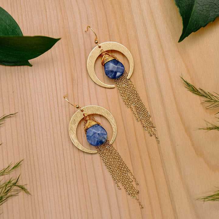 Night Owl Egyptian Earrings