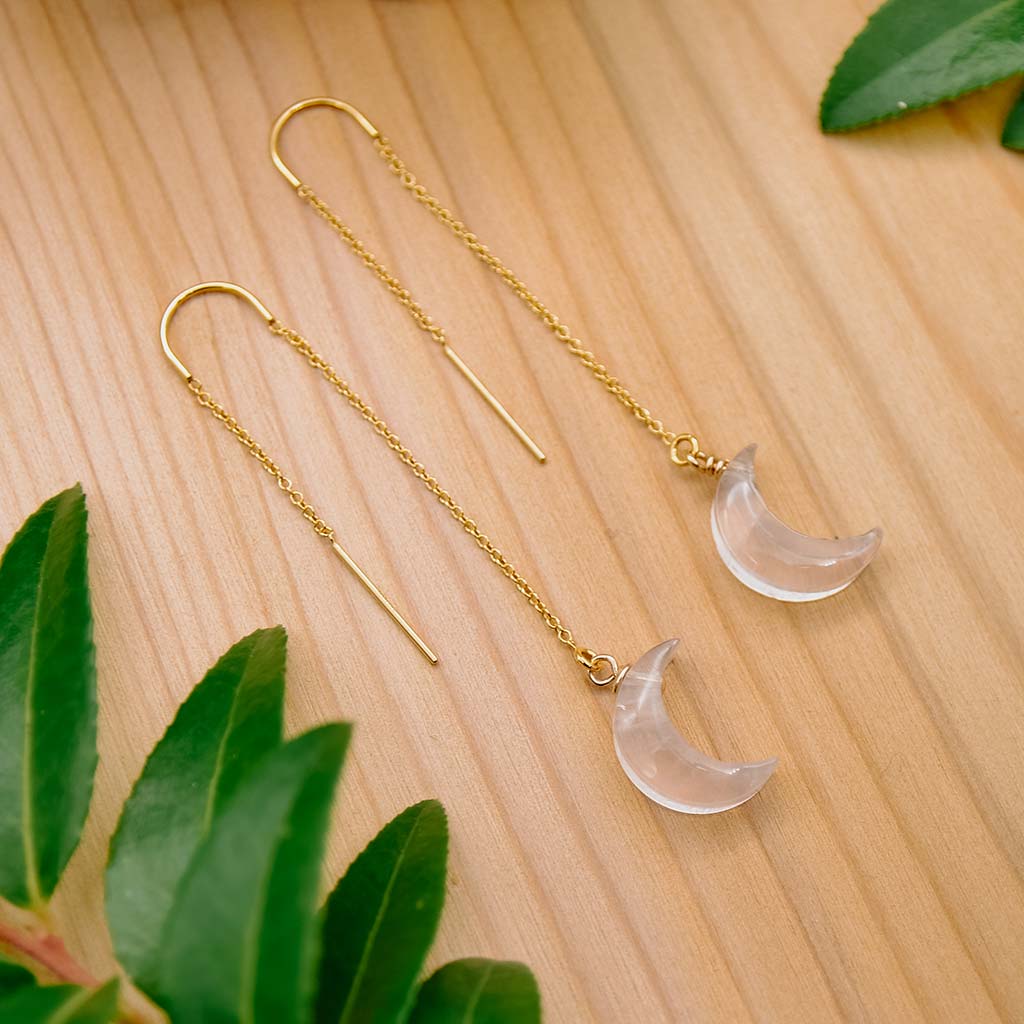 Rose Quartz Moonlight Threaders