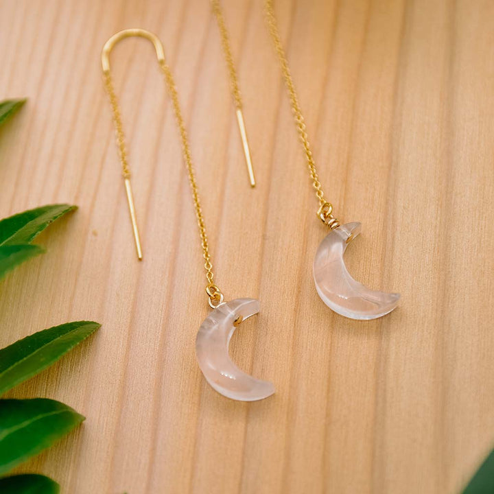 Rose Quartz Moonlight Threaders