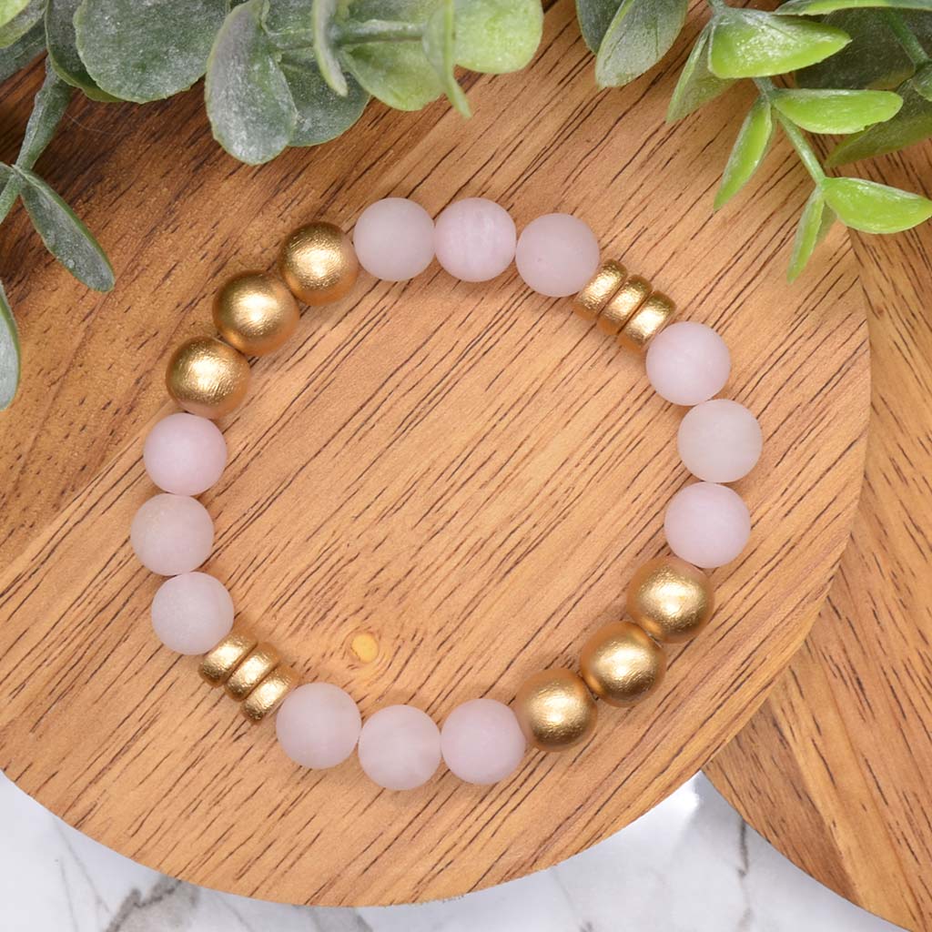 Dreamy Rose & Gold Bracelet