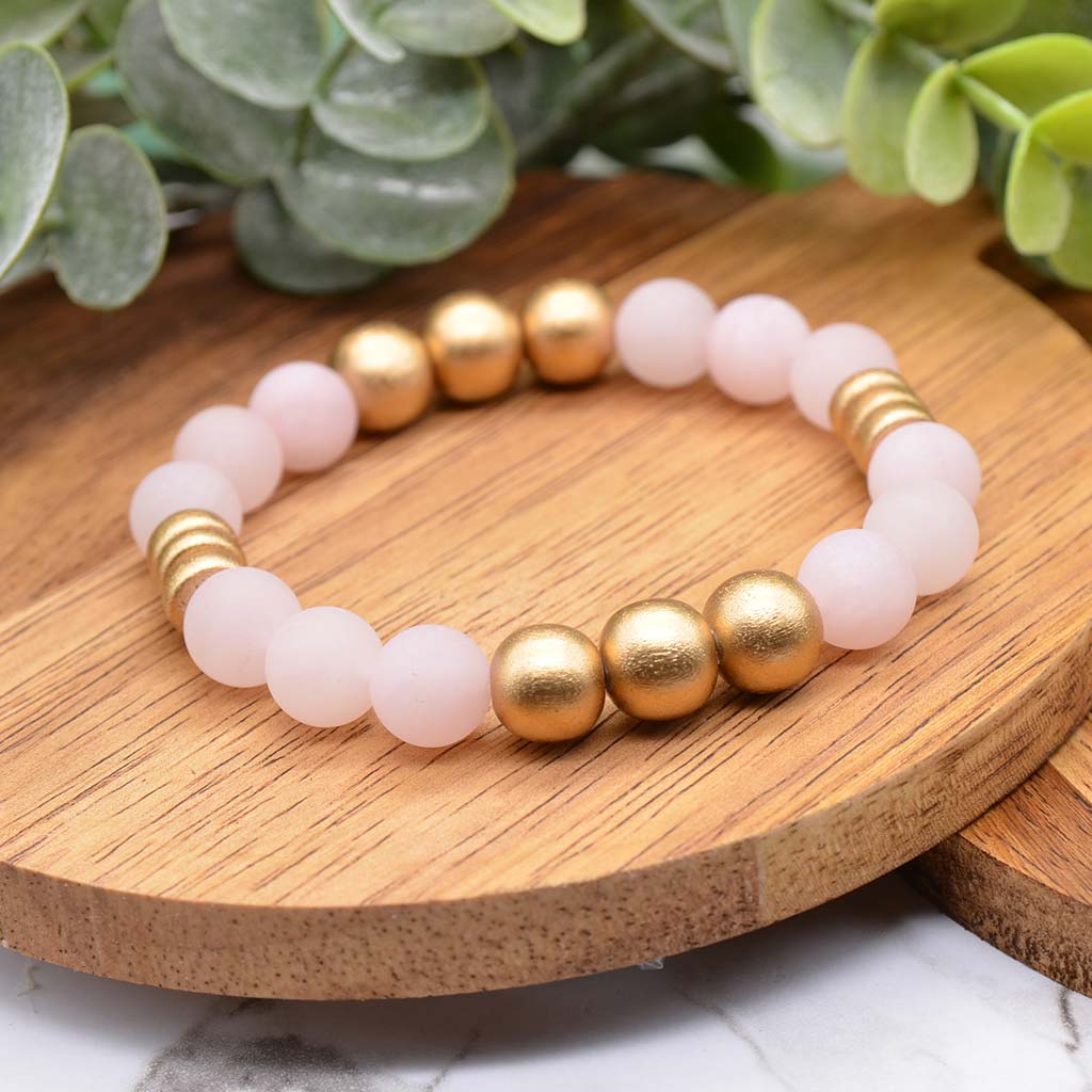 Dreamy Rose & Gold Bracelet