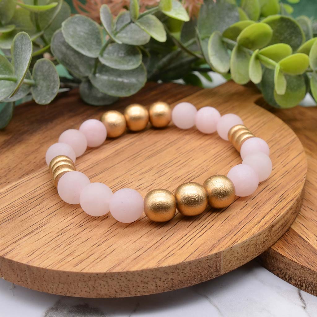 Dreamy Rose & Gold Bracelet