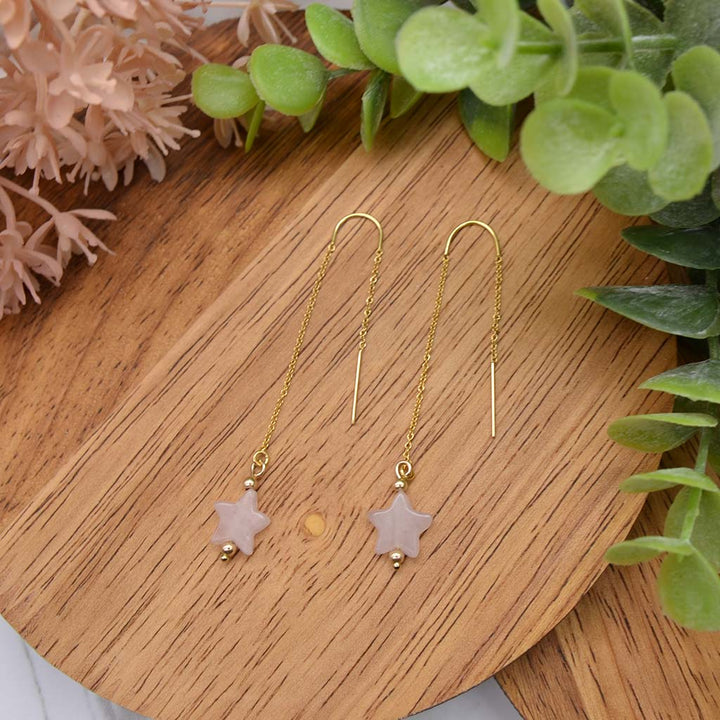 Rose Quartz Star Threaders