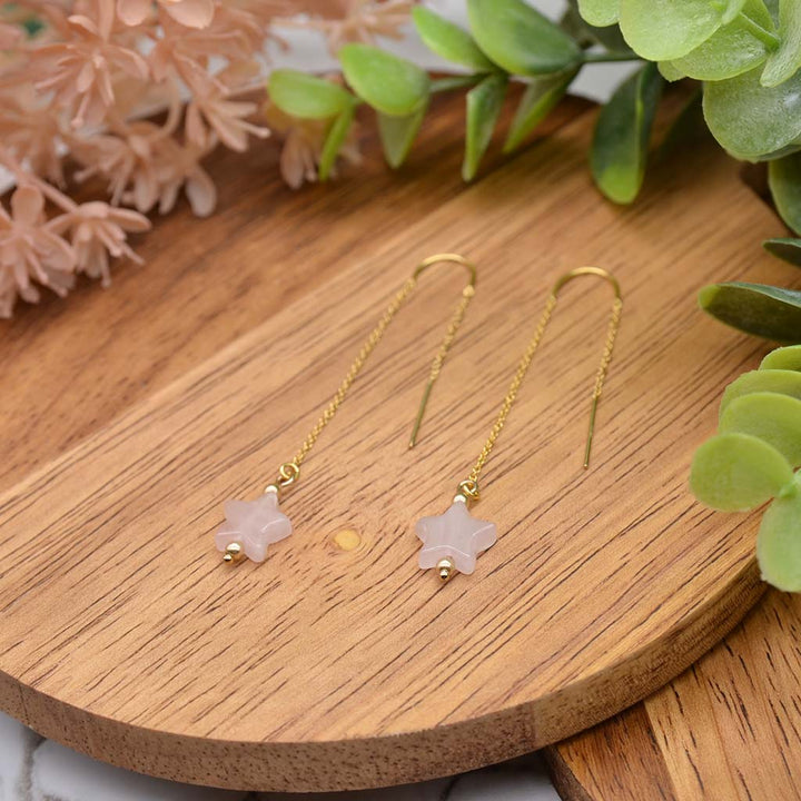 Rose Quartz Star Threaders