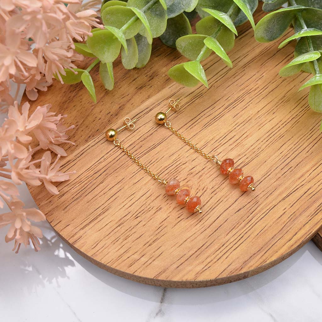 Sunstones In Motion Earrings