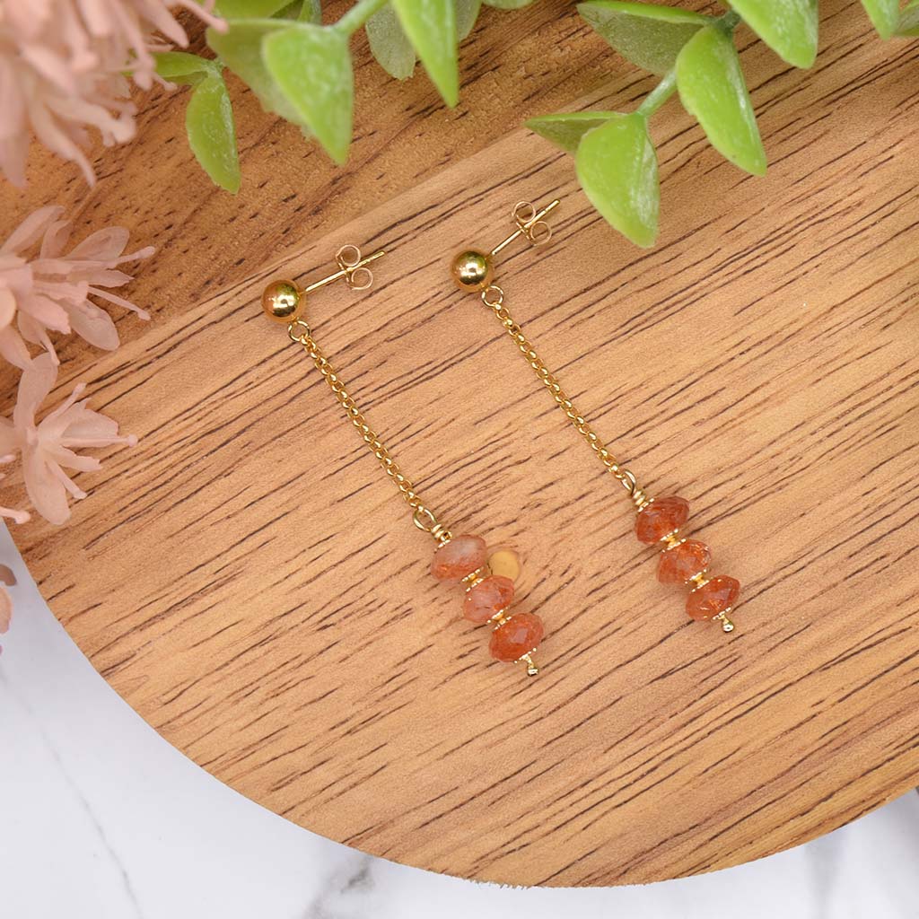 Sunstones In Motion Earrings
