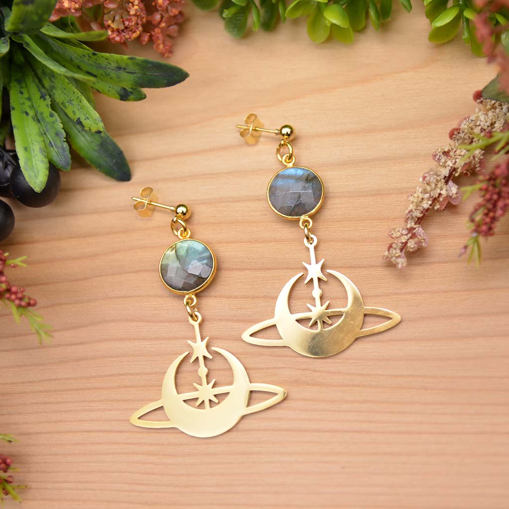 Titan Moon Earrings