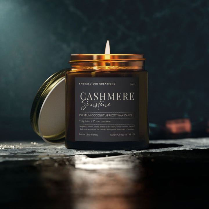 Cashmere Sunstone - Coconut Apricot Wax Candle