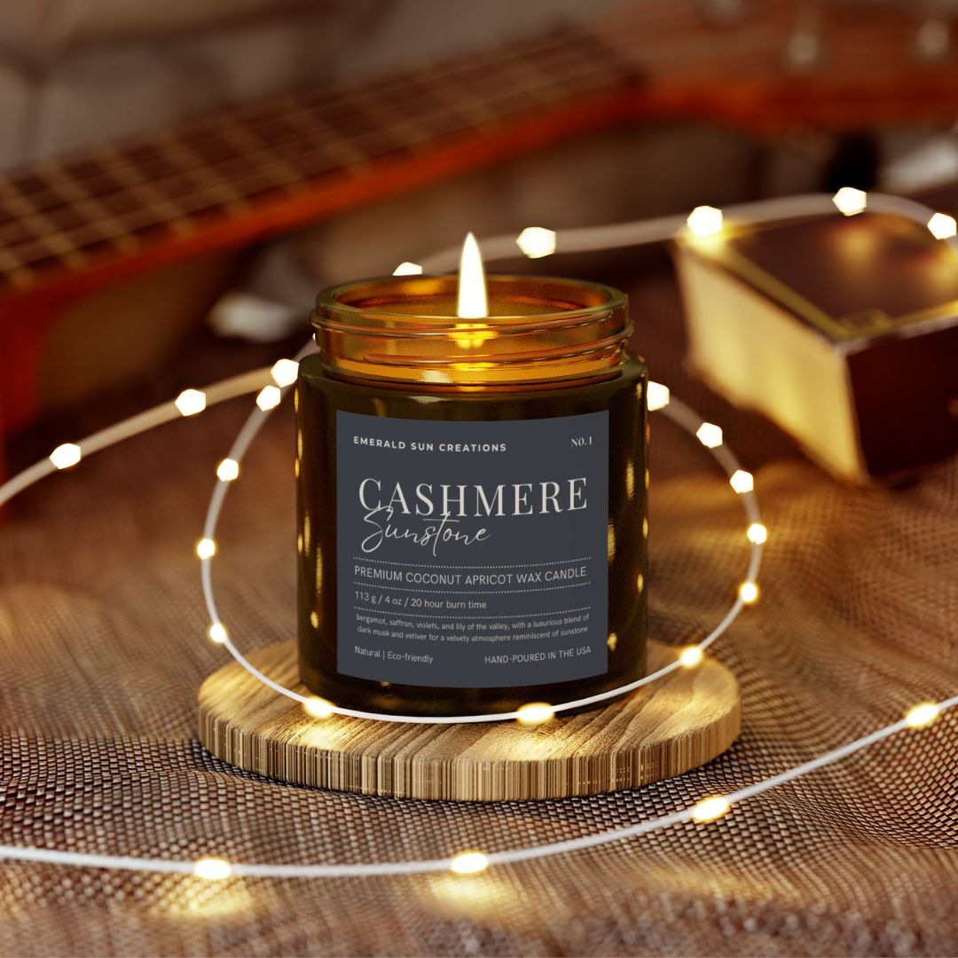 Cashmere Sunstone - Coconut Apricot Wax Candle