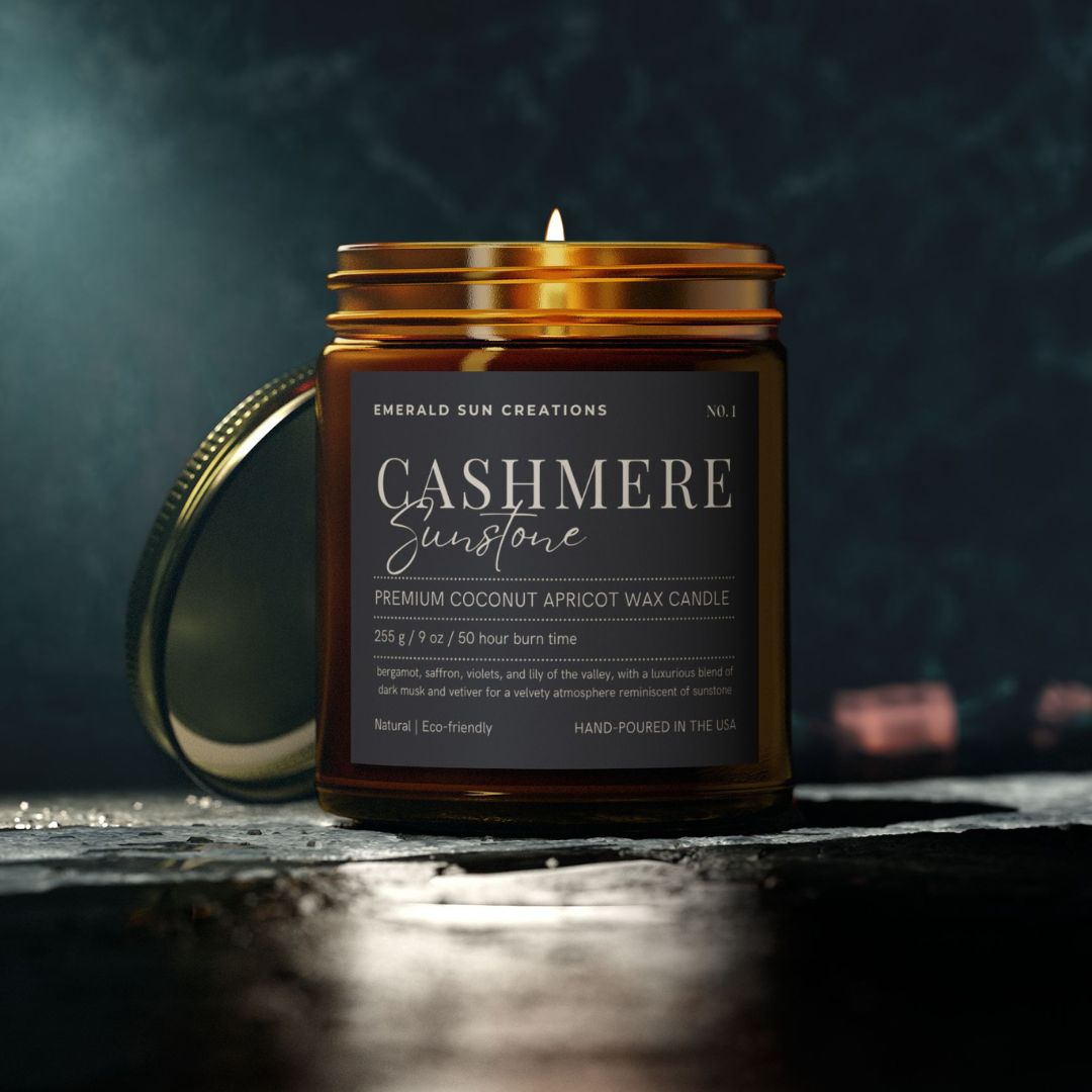 Cashmere Sunstone - Coconut Apricot Wax Candle