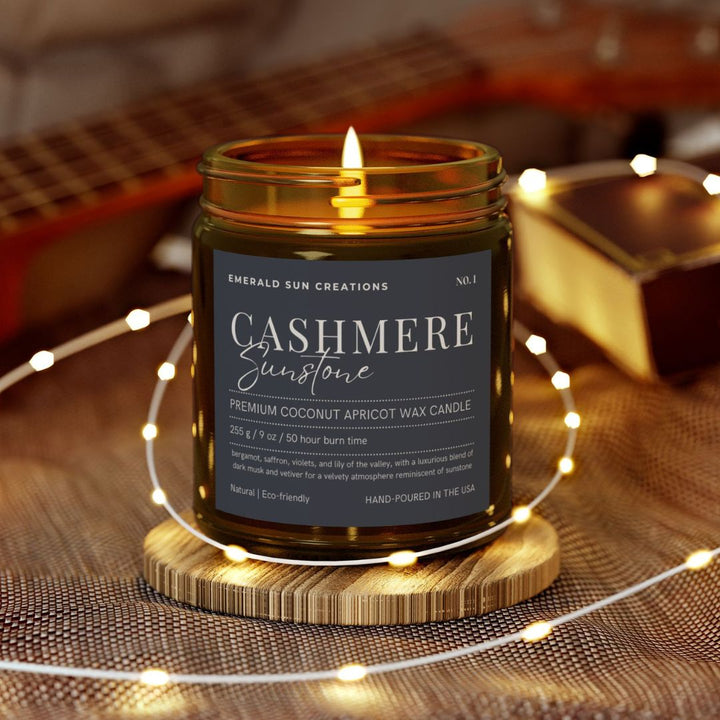 Cashmere Sunstone - Coconut Apricot Wax Candle